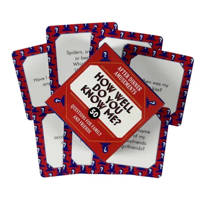 Jeu de cartes de vérité ou de dés de taille mini
