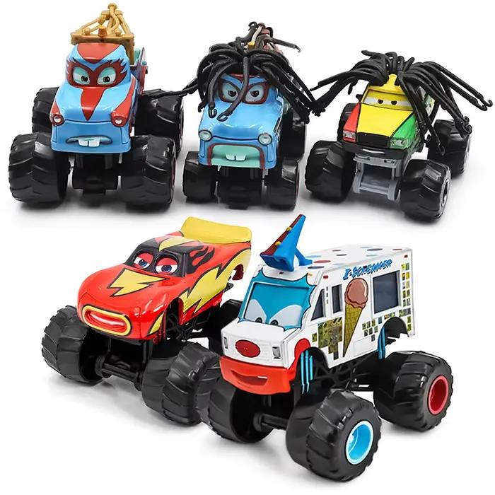 Voiture jouet Disney Cars Monster Truck Tormentor Mater Frightening McMean Lightning McQueen I-Screamer Wrestler