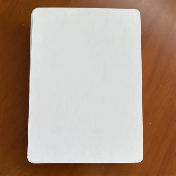 Lot de 50 cartes blanches pour jeu de société