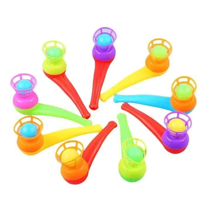 5/20 pièces enfants suspendus Blowpipe jeu de Blowball entraînement d'équilibre sensoriel flottant