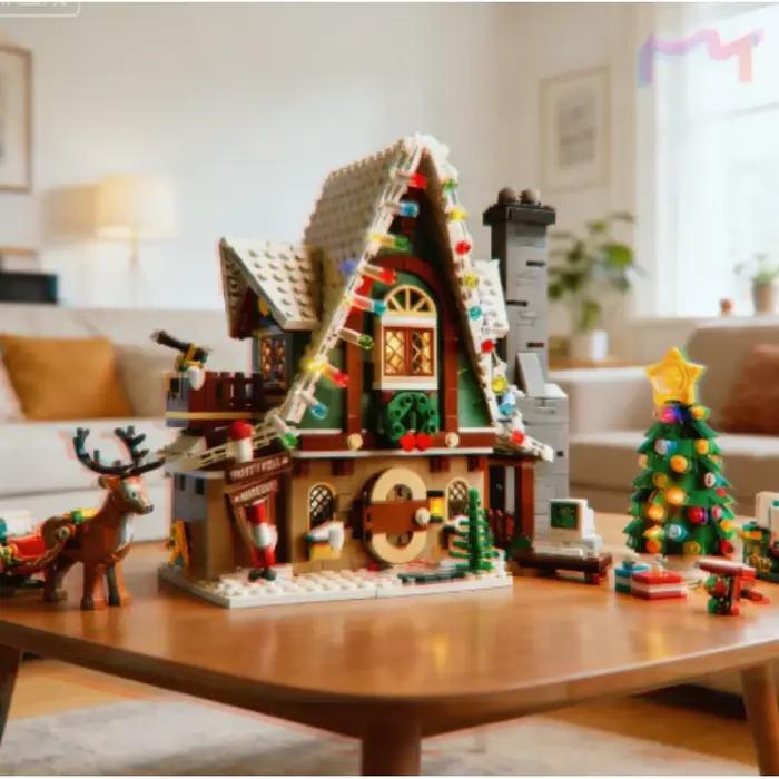 En stock – 1197 pièces – Ensembles de blocs de construction Fairy Club – Jouet créatif à assembler soi-même – Scène de maison – Ornements populaires pour les loisirs – Idéal pour Noël