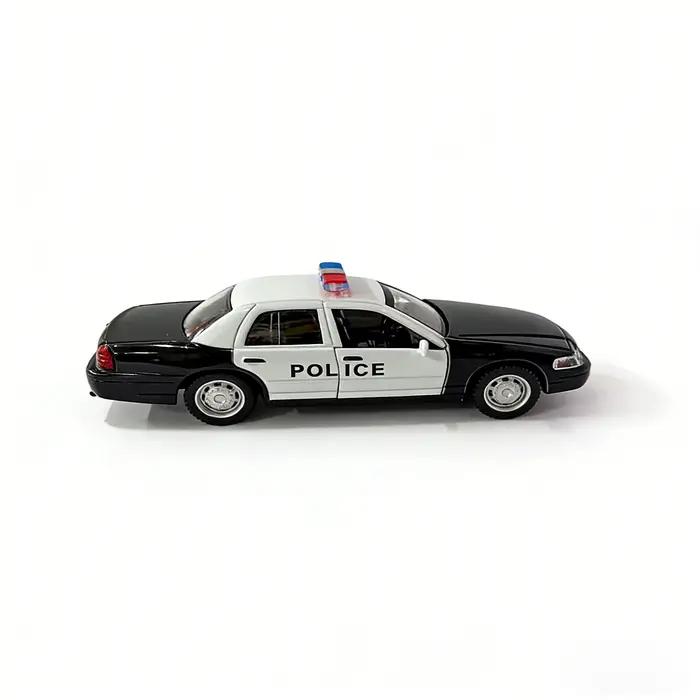 Modèle de voiture de police interactive avec effets sonores et lumineux pour enfants