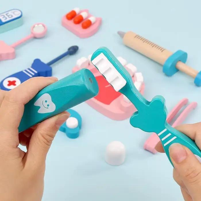 Jeu de simulation de dentiste : kit de soins dentaires