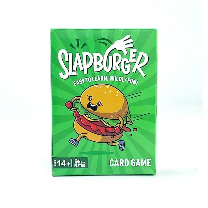 Jeu de cartes Slapburger - Jeu de société familial rapide pour soirées jeux et amis - Jeu