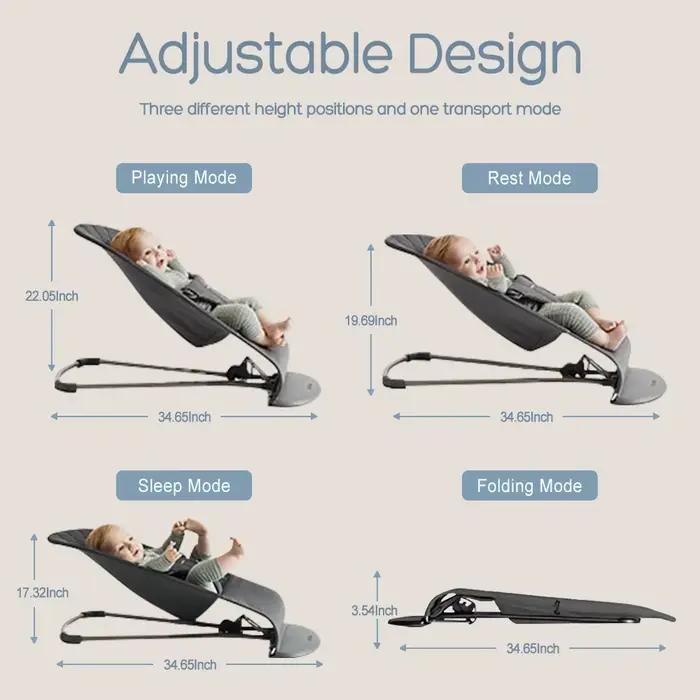 Chaise à bascule pliable pour bébé