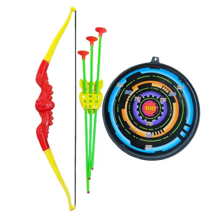 Ensemble de jouets arc et flèches rétro Eagle pour deux enfants