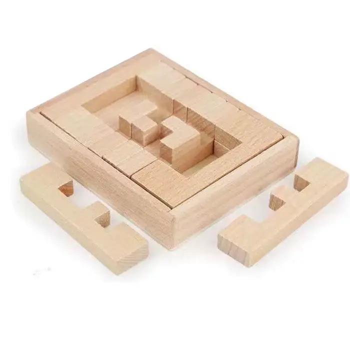 Nouveaux puzzles en bois à douze problèmes difficiles