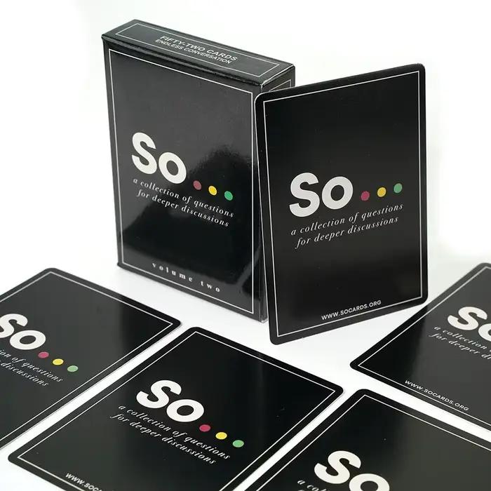 Jeu de cartes de conversation de haute qualité, questions de style spécial, jeu de société pour adultes et familles, idéal pour les soirées et les loisirs