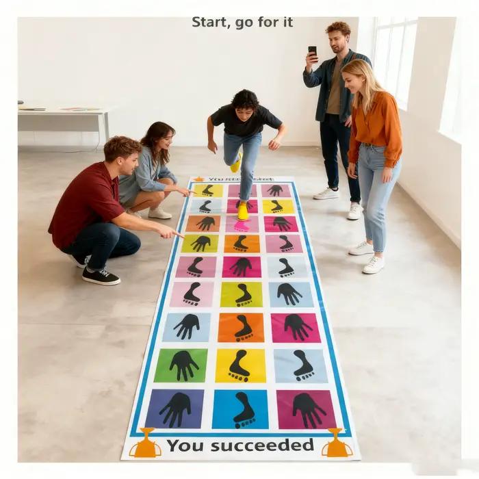 Jeu de Hopscotch pour les mains et les pieds
