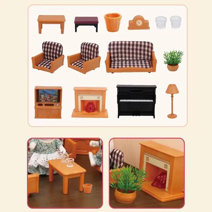 Maison de course l'inventaire avec boîte-cadeau