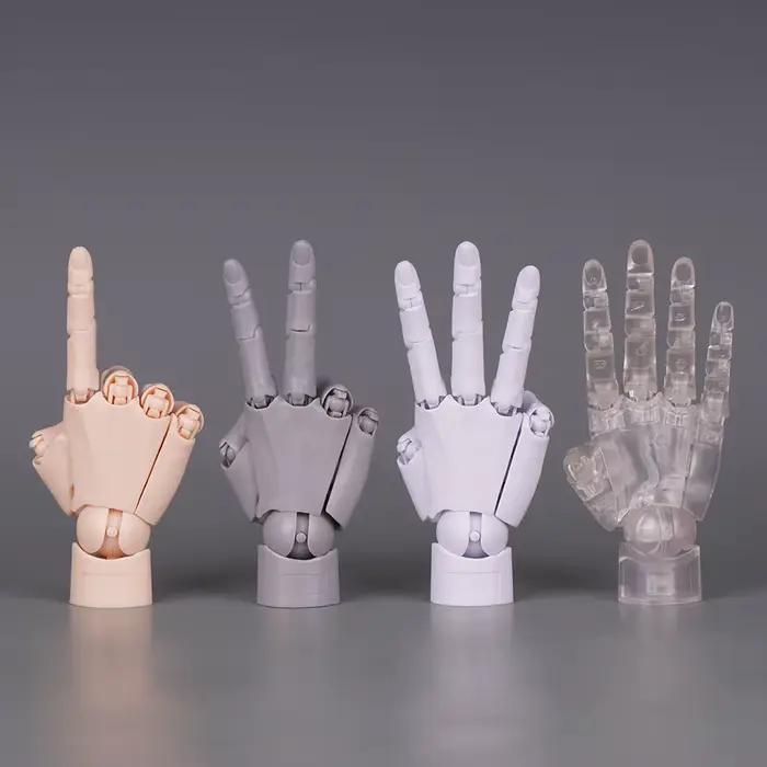 Nouvelle figurine articulée mini 1/2 taille - Modèle de base de personnage d'anime avec articulations mobiles - Outil de référence pour artistes Gashapon