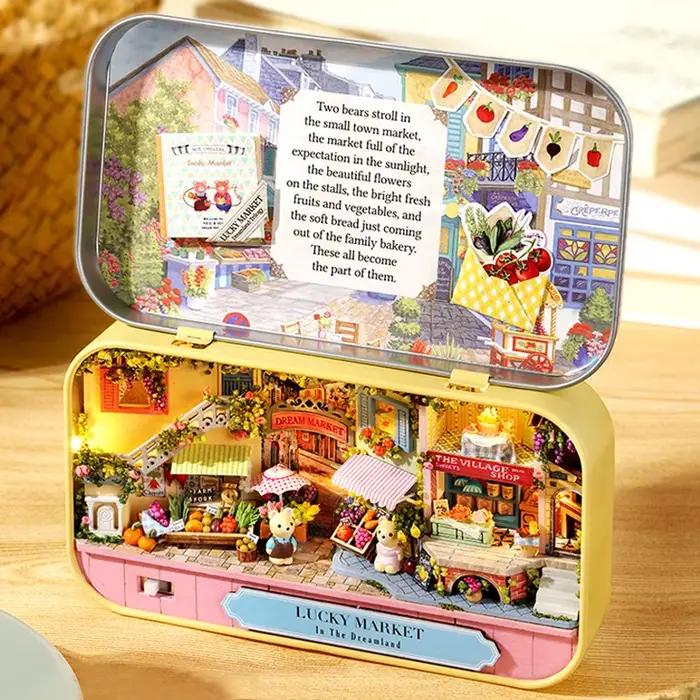 Maisons de course en bois bricolage pour filles