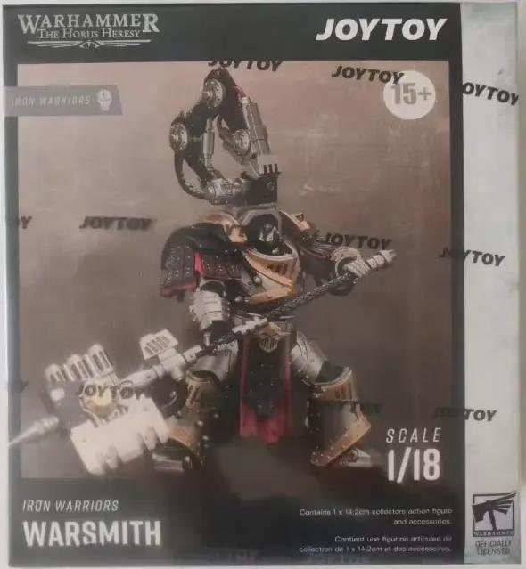 Figurine d'Anime Originale JOYTOY Warhammer 40K Iron Warriors Warsmith avec Marteau Concasseur Graviton