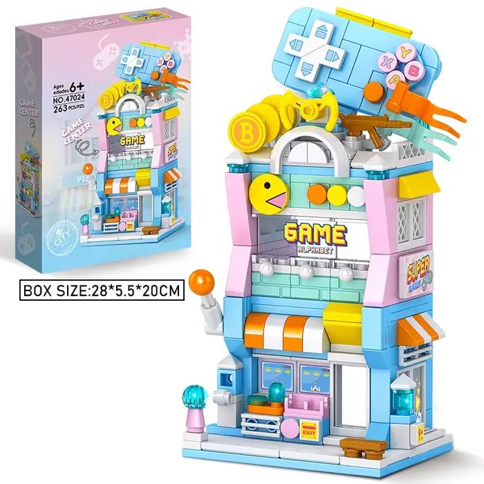 Blocs de construction d architecture de ville série street view modèle de magasin de jouets kit d assemblage pour garçons et filles cadeau de noel pour enfants age 6 12 ans thème personnages animaux bateaux fantaisie science fiction professions sports musique voitures