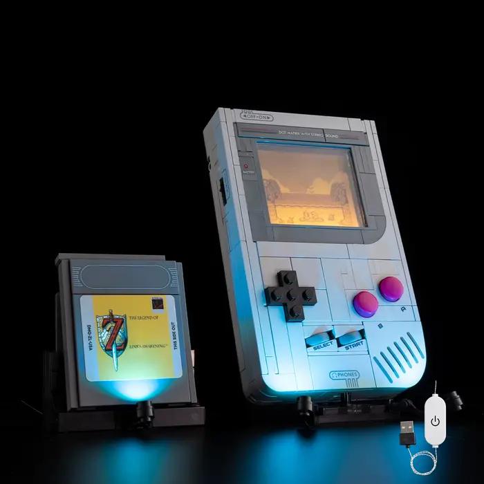 Kyglaring Kit d'éclairage LED adapté pour Lego Gameboy Game Boy 72046 blocs de construction lampe décorative non incluse Lego Building
