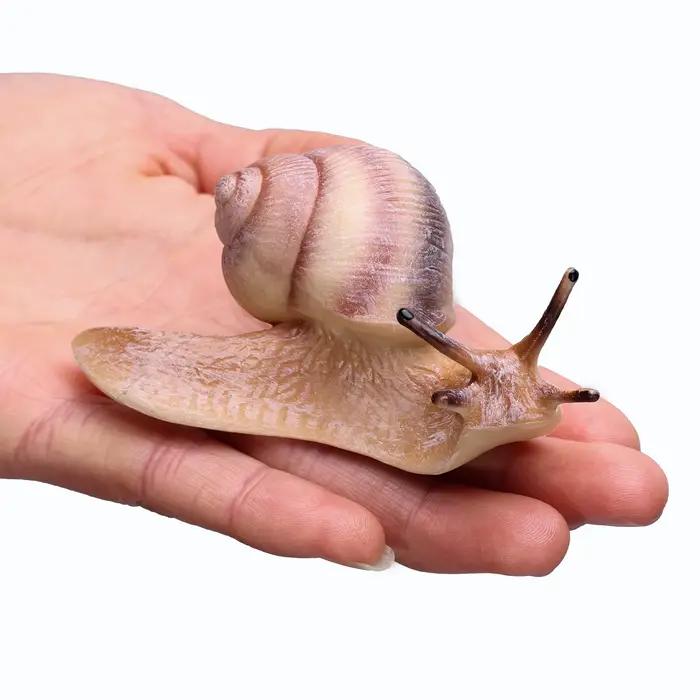 Jouet réaliste de figurine d'escargot-modèle animal à collectionner