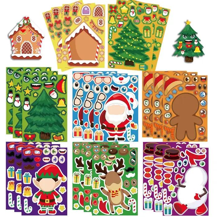 Autocollants de puzzle de Noël pour enfants