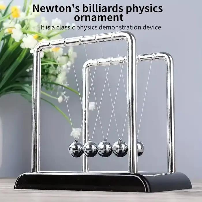 Boules d'équilibre au pendule Newton : décoration de bureau élégante et jouet dynamique éducatif