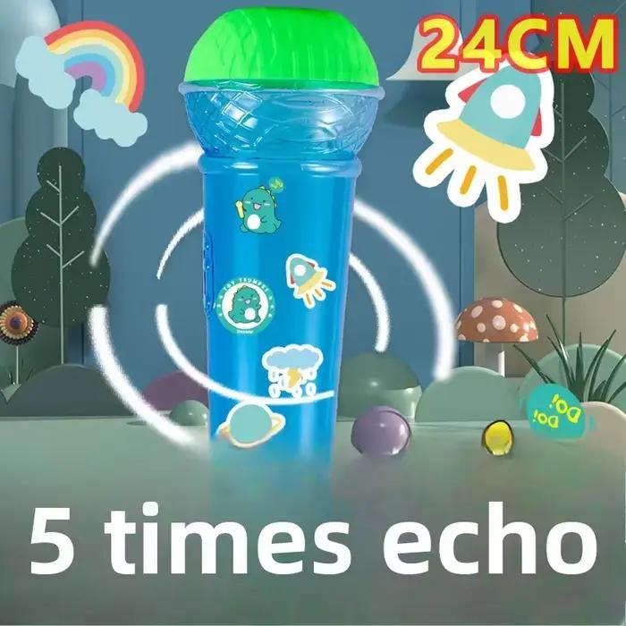 Grand microphone à écho ludique pour enfants