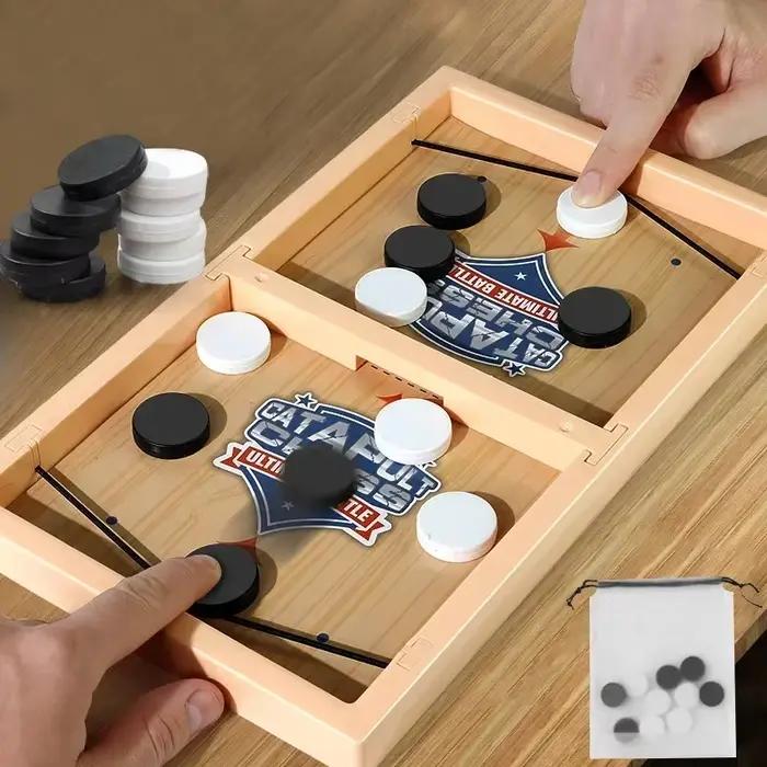 Jeu de rondelle à fronde rapide