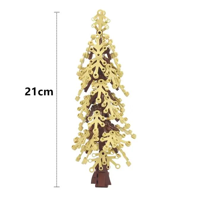 Arbres de ville blocs de construction de cèdre séquoia bloc jouet arbre de noël pour enfants cadeaux Compatible classique brique Juguetes enfants jouets