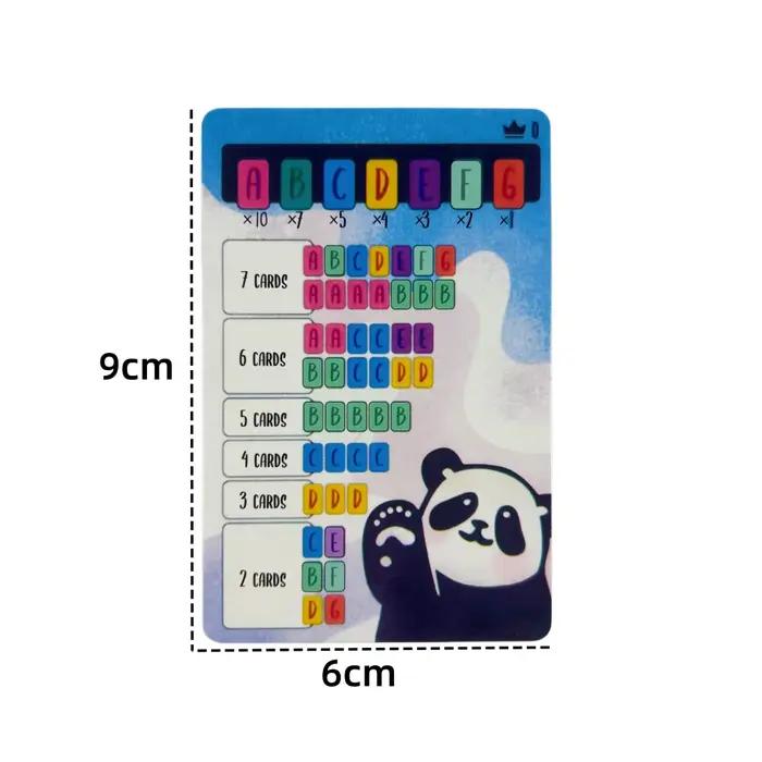 PANDA PANDA Jeu de cartes 2-4 joueurs