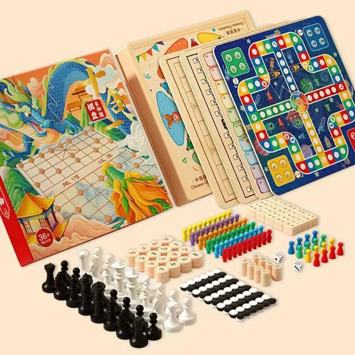 Jeu de société multifonctionnel tout-en-un pour la famille et les amis