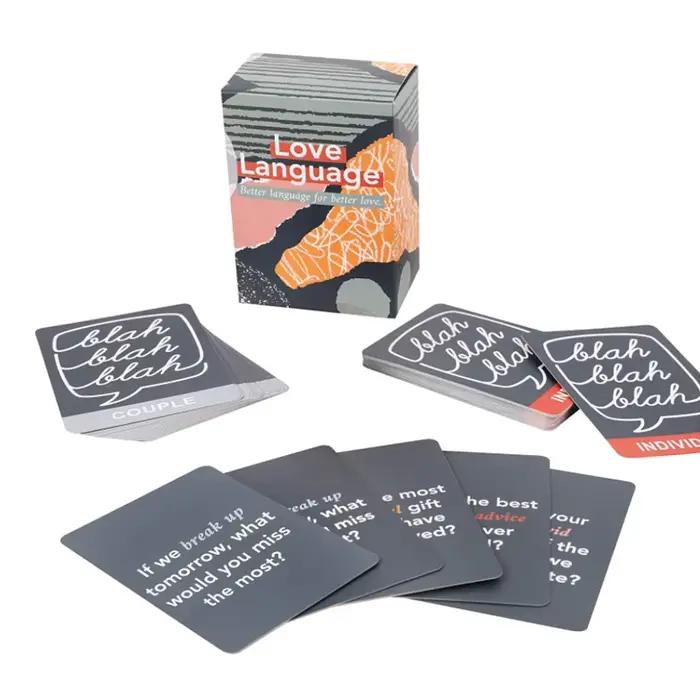 Jeu de cartes Love Language