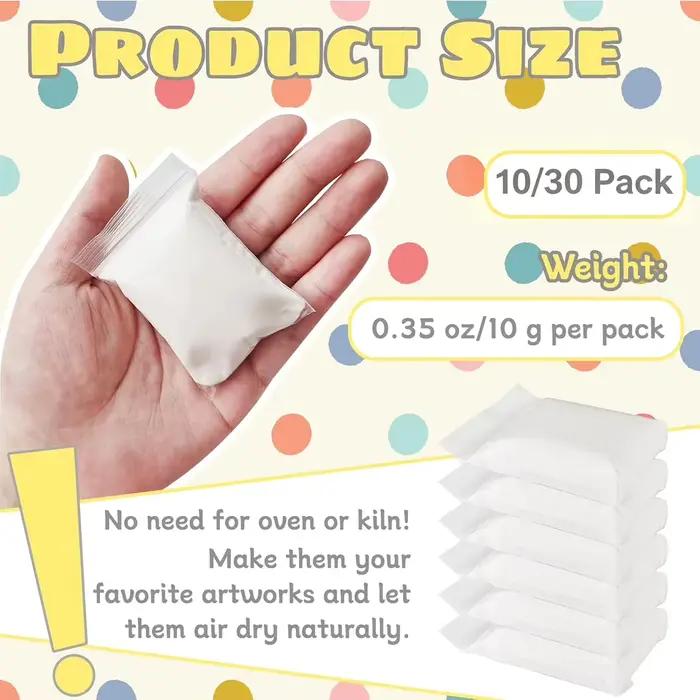 Pâte à modeler en argile blanche pure ultra-légère séchée à l'air pour enfants