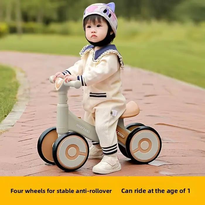 Vélo d'équilibre à 4 roues pour tout-petits