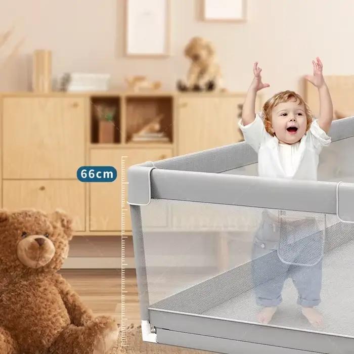 IMBABY Parc pour bébé Gris Clôture d'activité