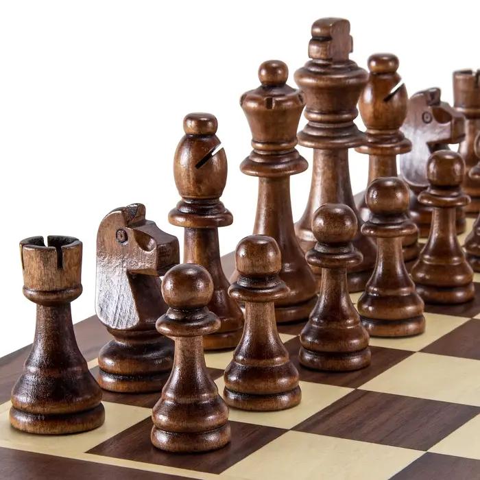 32 tartes d'échecs en bois tournois Standard Staunton échecs