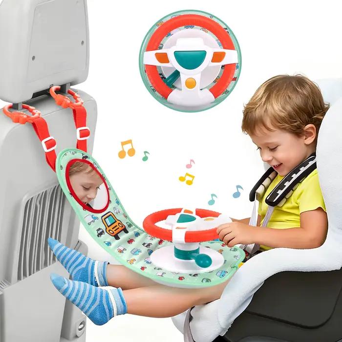 Jouet de volant électrique de voiture de bébé avec la musique simule