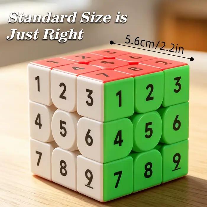 Cube de chiffres coloré Sudoku 3x3