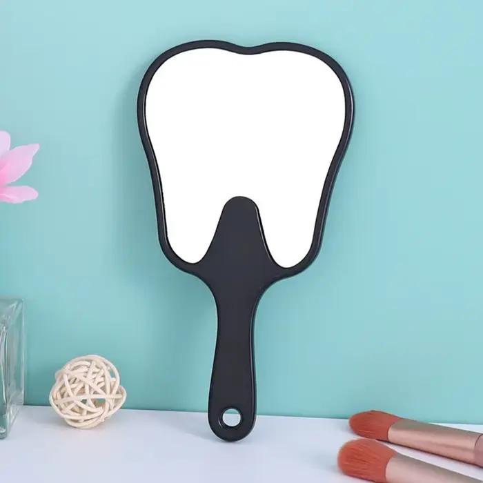 Miroir en plastique Simple en forme de dent