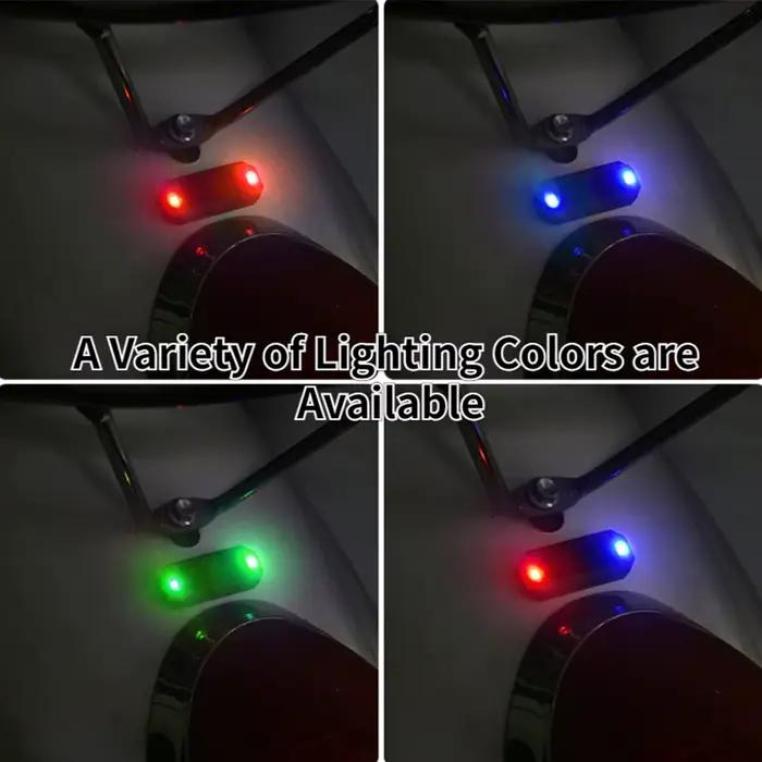 Feu de signalisation stroboscopique LED solaire étanche professionnel pour voiture et moto, indicateur de sécurité nocturne, lampe de sécurité pour la conduite