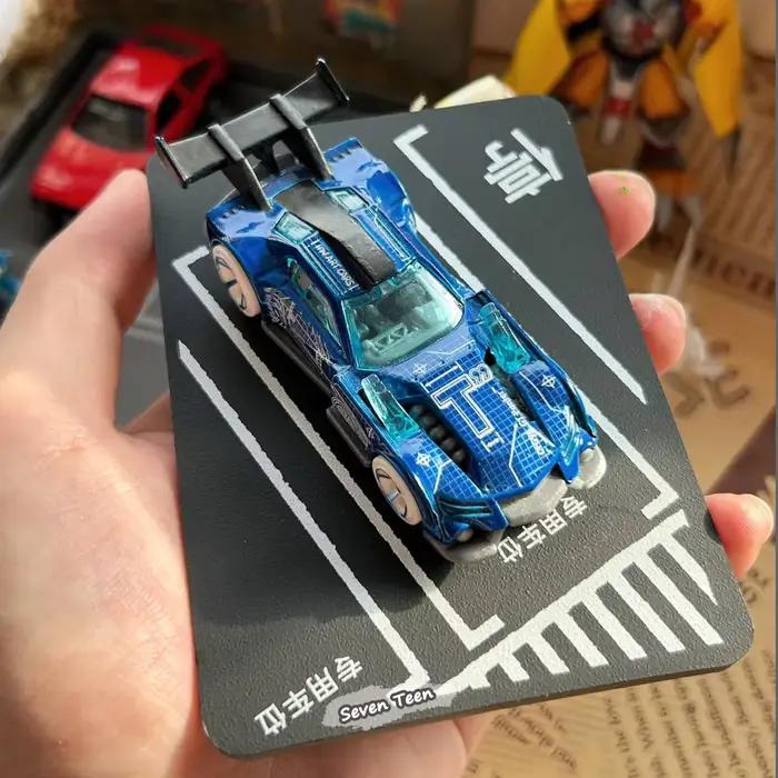 Mini-Scène de Parking 1:64 Hot Wheels, Ornement de Simulation de Stationnement, Présentoir pour la Maison, Miniature, Cadeau pour Homme