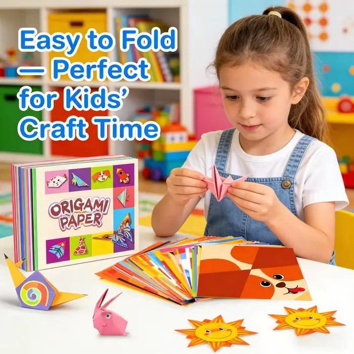 Ensemble de papier Origami 54 feuilles
