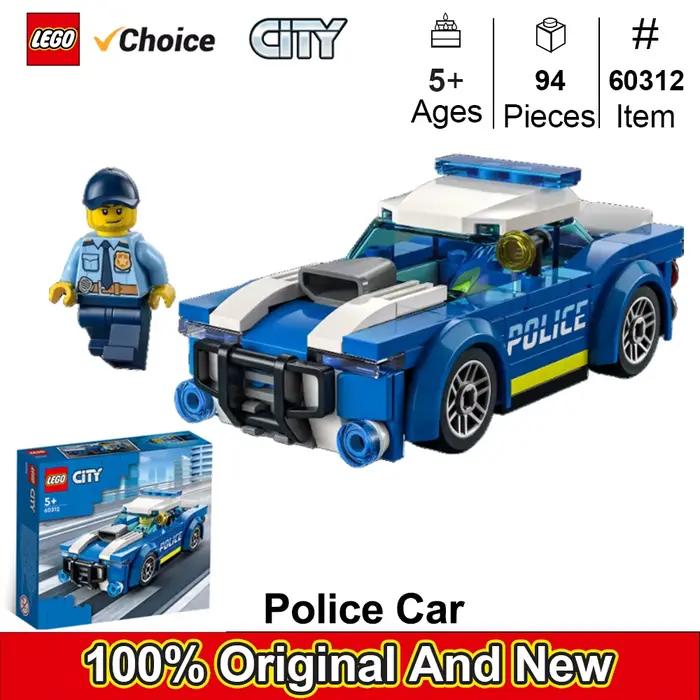 LEGO 60312 Jouet de voiture de police de ville pour enfants de 5 ans plus avec figurine d'officier