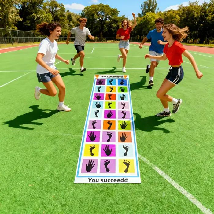 Jeu de Hopscotch pour les mains et les pieds