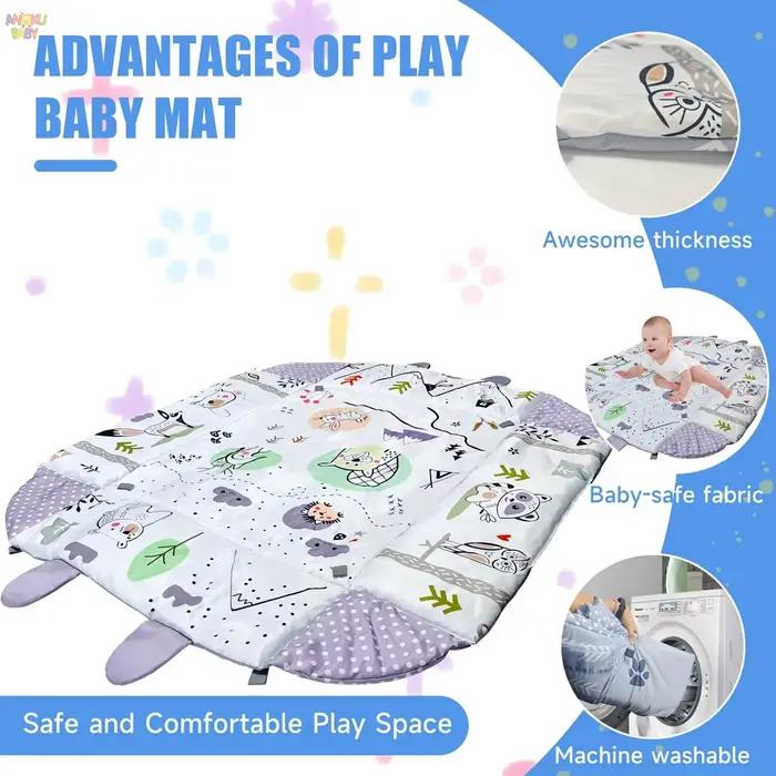 Tapis d'éveil 4 en 1 pour bébé
