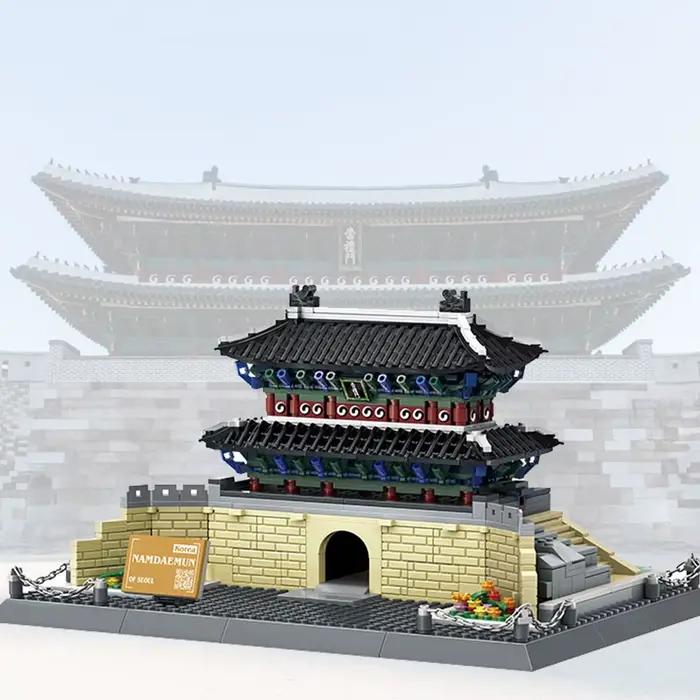 Blocs de construction d'architecture historique mondialement célèbres