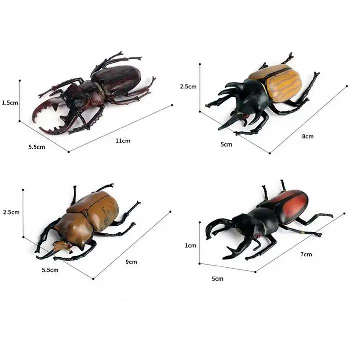 Figurines d'animaux insectes réalistes