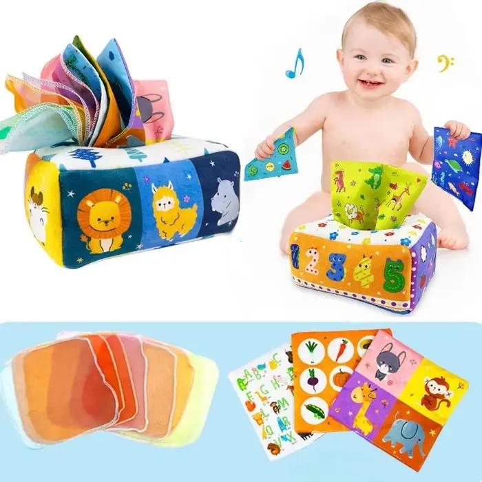 Jouets Montessori Boîtes Magiques pour Bébés Animaux Transports Jeu Développement Sensoriel Occasions Spéciales