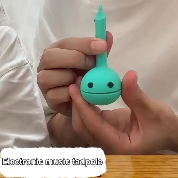 Otamatone Mini Instrument de musique électronique, jouet musical créatif produisant des sons, notes musicales mignonnes, relaxant et apaisant