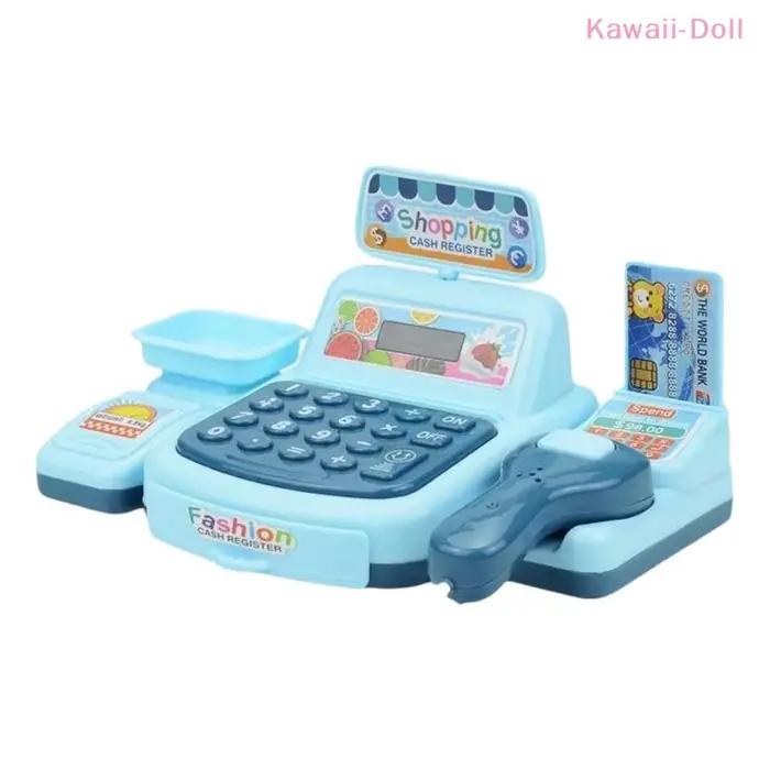 [DO] 1 Ensemble de Jouets de Simulation de Caisse de Supermarché avec Effets Lumineux et Sonores