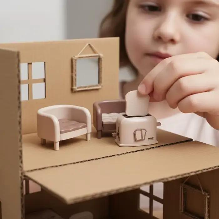 1 pièce Réplique réaliste de four à micro-ondes, cuiseur à riz et bouilloire à œufs, jouet de jeu de rôle pour maison de poupée 1:12, meubles et appareils électroménagers de cuisine