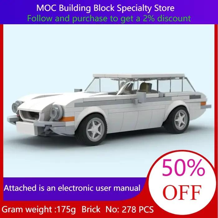 Bloc de Construction modèle 278 pièces MOC City Speed 1800 ES 1971 jouet
