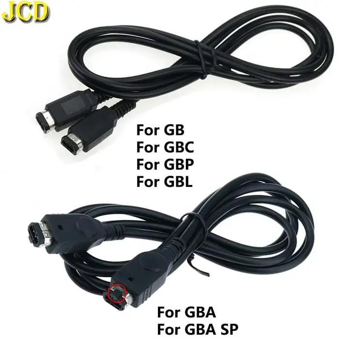JCD pour GB GBC GBP GBL GBA 2 ligne de lecteur lien en ligne connecter câble lien pour GBA SP pour GameBoy Advance fil PVC