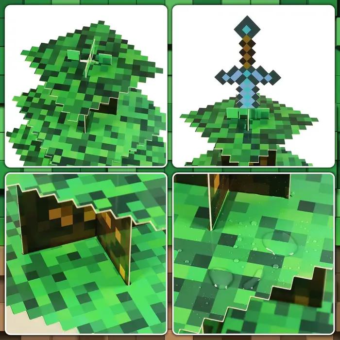Supports à cupcakes pour jeux de pixels